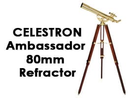 Celestron 21034 Ambassador 80mm Refractor Telescope