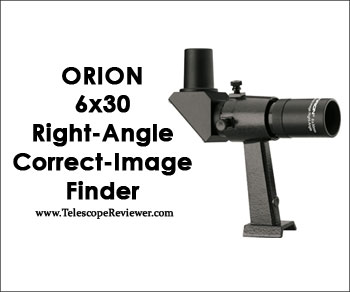 Orion 7211 Black 6X30 Right-angle Correct-image Finder