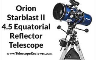 Orion Starblast II 4.5 Equatorial Reflector Telescope