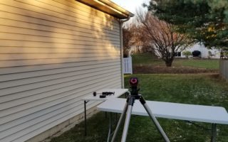 ioptron skyguider pro mounted on a tripod